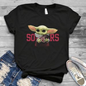 For For Cute Baby Yoda Football Handmade Shirt