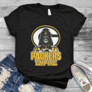 For Green Bay Packers Empire Star Wars T Shirt  Handmade Shirt