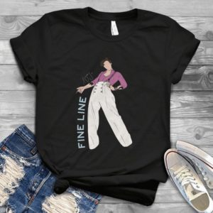 For Harry Style Funny Cartoon Image Fine Line Handmade Shirt