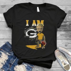 For I Am Angry Groot Green Bay Packers Shirt Football Lovers Shirt Handmade Shirt