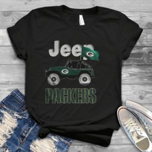 For Jeep Green Bay Packers Flag Shirt Handmade Shirt