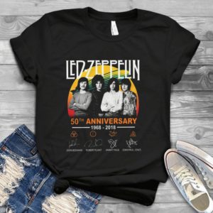 For Led-Zeppelin Happy 50th Anniversary Handmade Shirt