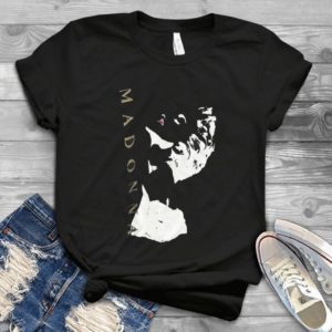 For Maadonna American Model Actress Hollywood Big Logo Crew Handmade Shirt