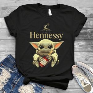 For Maison Fondee En Hennessy Drinking And Baby Yoda Handmade Shirt