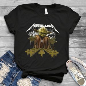 For Master Yoda Metallica Boba Fett Rock Handmade Shirt