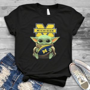 For Michigan Wolverines And Baby Yoda Trending Handmade Shirt