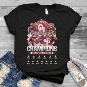 For Oklahoma Big 12 Football Champions Okalahoma Sooners Football Team Handmade Shirt