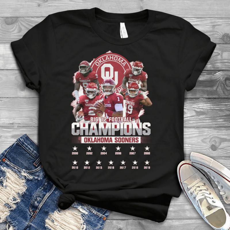 For Oklahoma Big 12 Football Champions Okalahoma Sooners Football Team ...