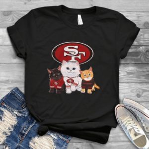 For SF Logo Funny Cats Cat Lover Handmade Shirt