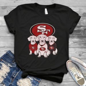 For SF Logo Funny Dachshund Dog Handmade Shirt