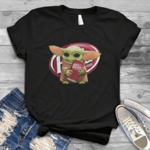 For Star Wars And Baby Yoda Hug Dr Pepper Handmade Shirt