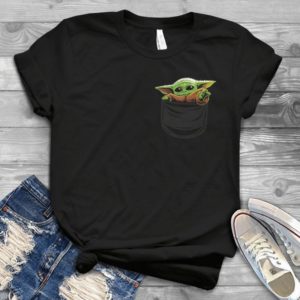 For Star Wars For Cute Baby Yoda In Pocket Handmade Shirt