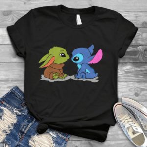 For Stitch And Master Yoda Cute Animal Trending Handmade Shirt