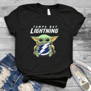 For Tampa Baby Lightning And Baby Yoda Handmade Shirt