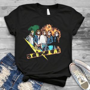 For Tesla Band 1987_88 Music Tour Trending Handmade Shirt