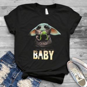 For The Baby Yoda Starwars Cute Baby Starwars Handmade Shirt