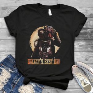 For The Mandalorian Galaxys Best Dad Baby-yoda Handmade T-Shirt_compressed