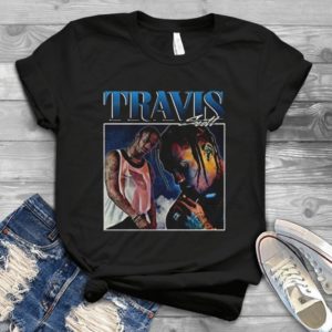 For Travis Scott 90's Vintage Unisex Tshirt Trending Handmade Shirt