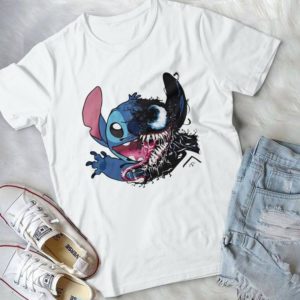 For Venom Stitch Mashup Marvel Funny Tee We Are Stitnom Handmade Shirt