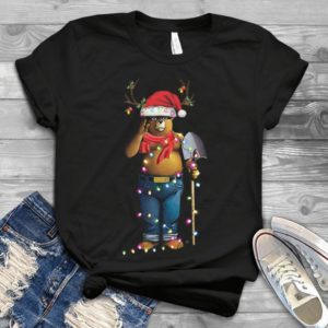 Funny Bear Merry Christmas Handmade Shirt