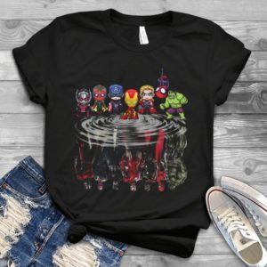 Funny Chibi Super Heroes Handmade Shirt