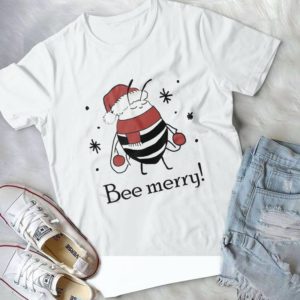 Funny Cute Bee Merry Christmas Xmas For All Handmade Shirt