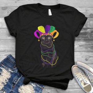 Funny Mardi Gras Carnival Black Cat - Mardi Gras 2020 Gift Idea Best Unisex T- Shirt