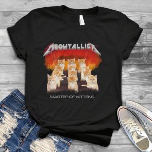 Funny Meowtallica Master Of Kittens Cat Lovers Handmade Shirt