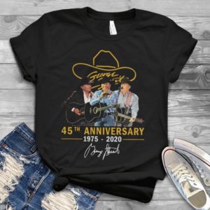 George Strait Fans 45th Anniversary 1975 - 2020 Handmade Shirt