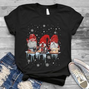 Gnomes Sewing Merry Christmas Merry Xmas T-shirt Handmade Shirt