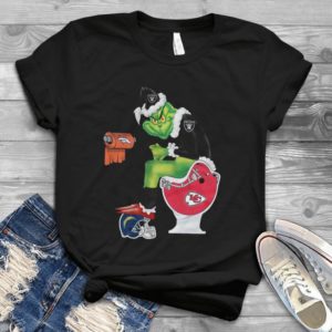 Grinch Funny Football Team Merry Christmas Handmade Shirt