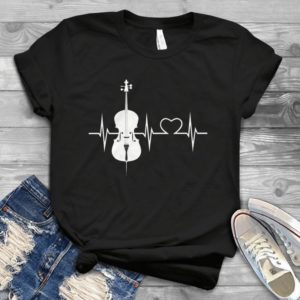 Guitar In My Heart Heartbeat Birthday Gift Handmade Shirt