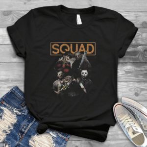Halloween Freddy Jason Michael Myers And Leatherface Squad Halloween Horror Trending Handmade Shirt