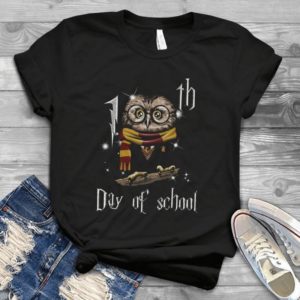 Happy 100 Days Of School Harryyy Owl Handmade Shirt