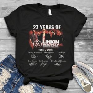 Happy 23 Years Of Linkin Park 1996-2019 Signatures  Trending Handmade Shirt