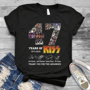 Happy 47 Years Of Kiss Signature End Of The Road The Final World Tour  Trending Handmade Shirt