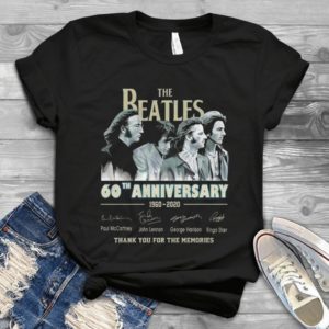 Happy 60 Years Of The Beatles Signature  Trending Handmade Shirt
