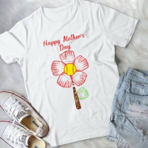 Happy Mother's Day Baseball Flower Lover- Floral Heart Mother's Day Funny Style Handmade Shirt