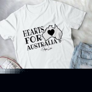 Hearts For Australia Piper Louu Handmade Shirt