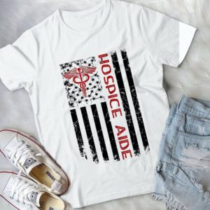 Hospice Aide Fitted Scoop - Vintage Nurse Shirt - Nurse Friends T Shirt Best Handmade T-shirt