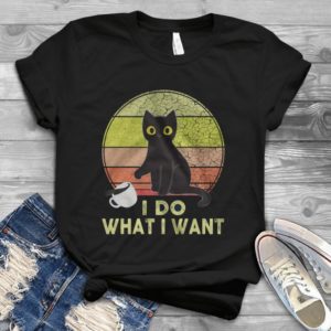 I Do What I Want Funny Cat Handmade Shirt