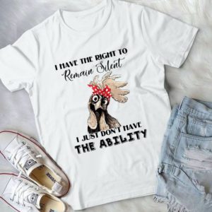 I Have The Right To Remain Silent Handmade Shirt
