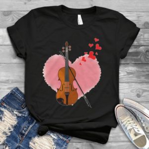I Love Music I Love Violin Handmade Shirt