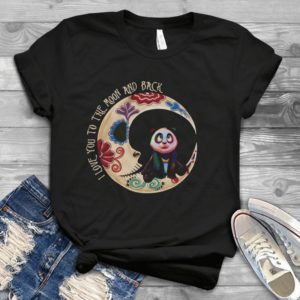I Love You To The Moon And Back Panda Handmade Shirt