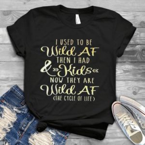 I used To Be Wild At Then I Had Kids Handmade Shirt