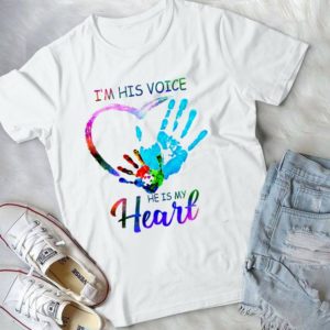 I'm His Voice He Is My Heart Handmade Shirt