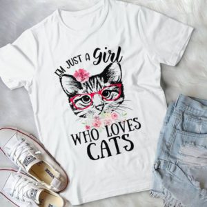 I'm Just A Girl Who Loves Cats Handmade Shirt