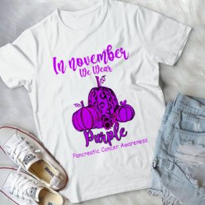 In November We Wear Purple Pancreatic Cancer Awareness Handmade Shirt