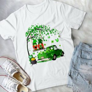 Irish Gnomes Happy St Patrickk's Day Three Gnomes Holding Clover Shamrocks Trending Handmade Shirt