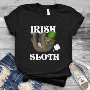 Irish Sloth Funny St Patrickk's Day Napping Lazy Cute Sloth Trending Handmade Shirt
